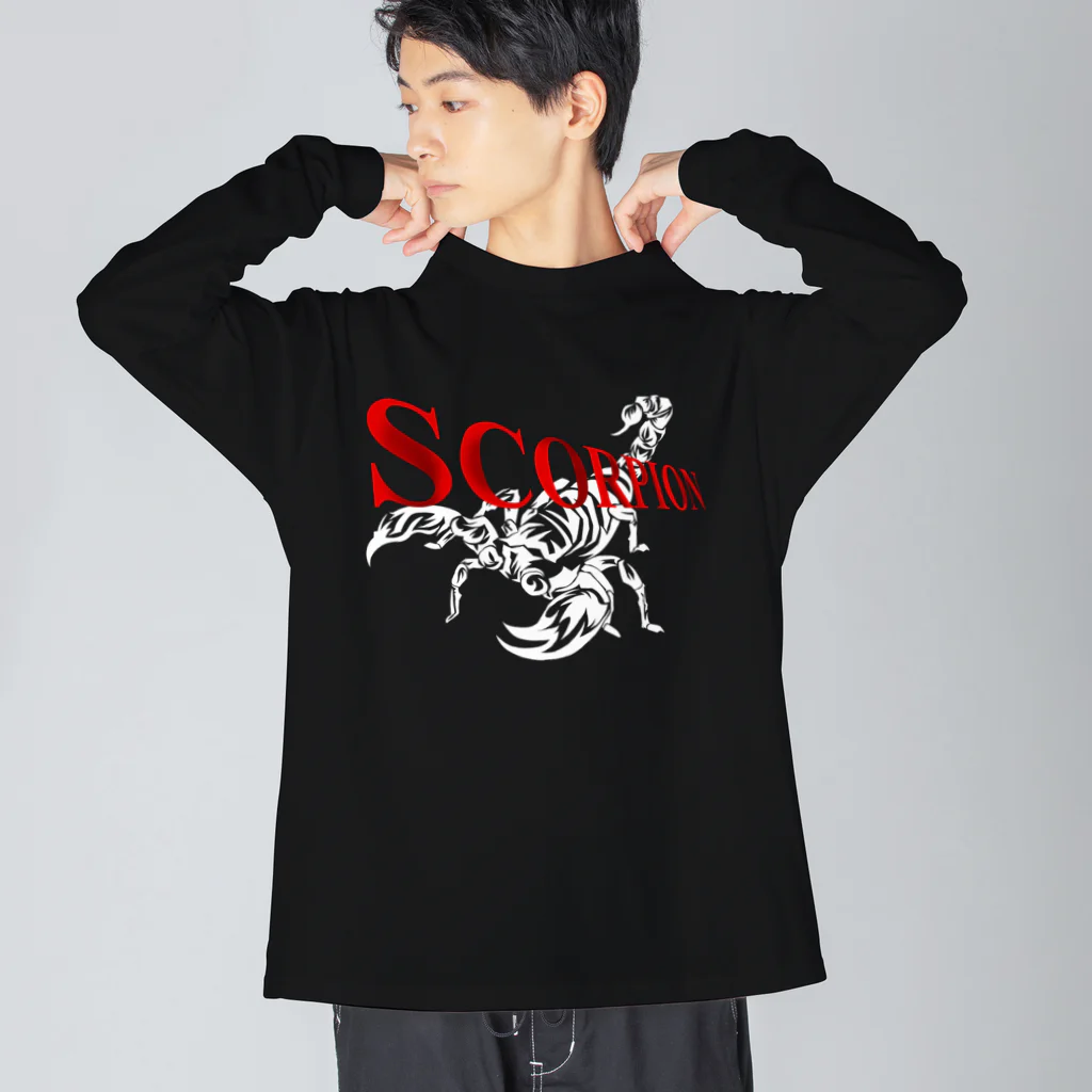 ラルゴのSCORPION(白) ビッグシルエットロングスリーブTシャツ