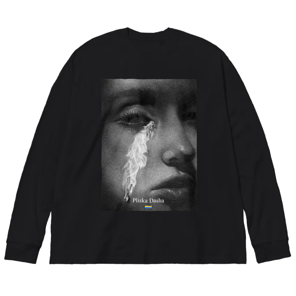 pliska のTear Big Long Sleeve T-Shirt