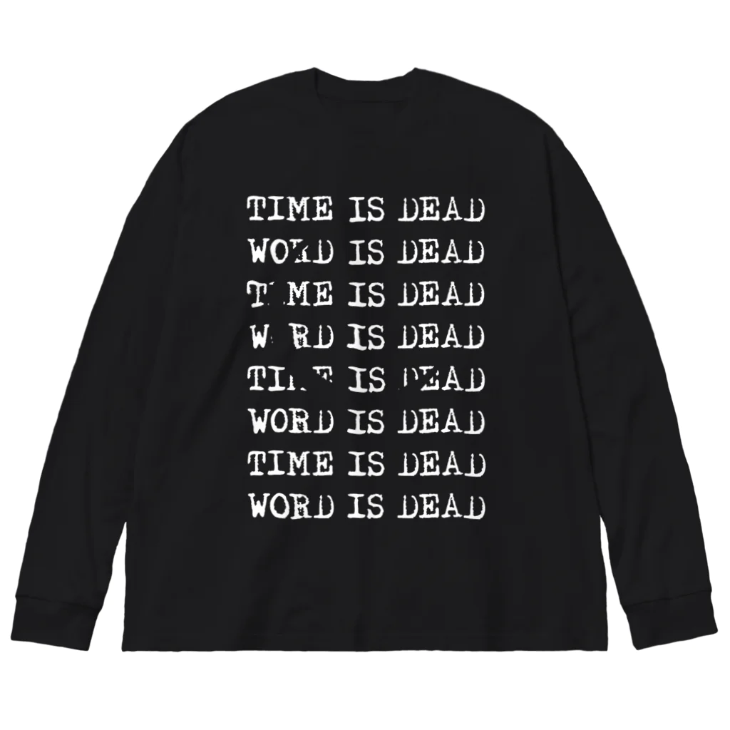 Bootleg BustersのTIME IS DEAD（三日月） Big Long Sleeve T-Shirt