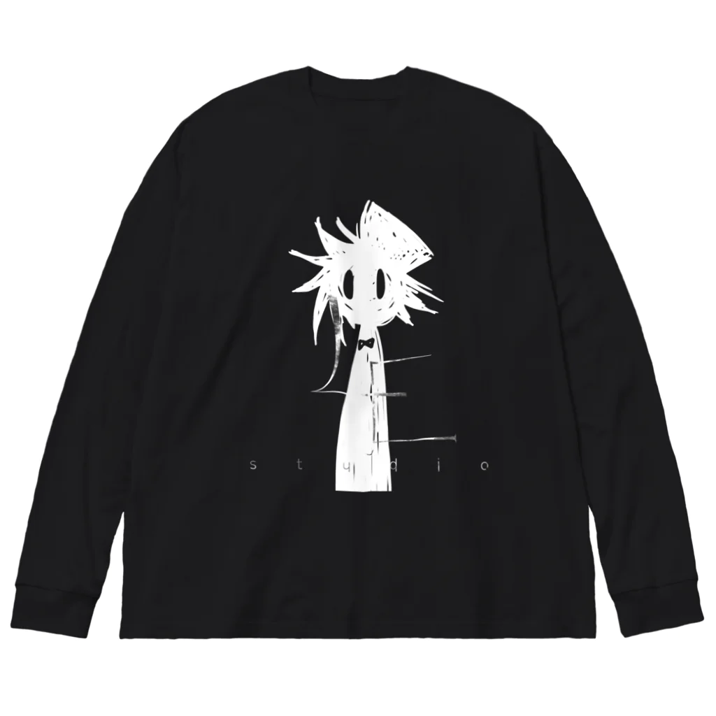 えるいーのロゴ入りぱぶりくんロングTシャツ（ビッグシルエット） Big Long Sleeve T-Shirt