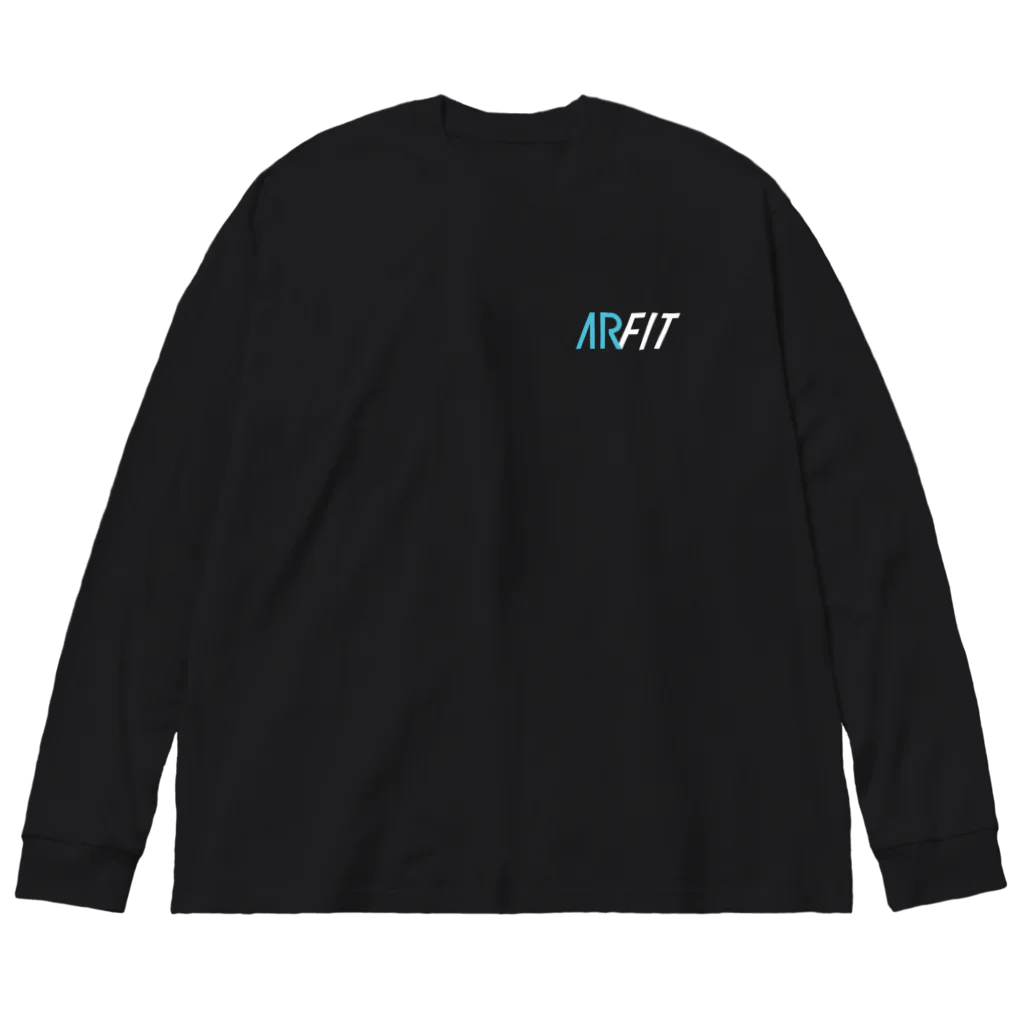 ARFITのアルフィット ロゴビッグシルエットロングスリーブTシャツ黒 Big Long Sleeve T-Shirt