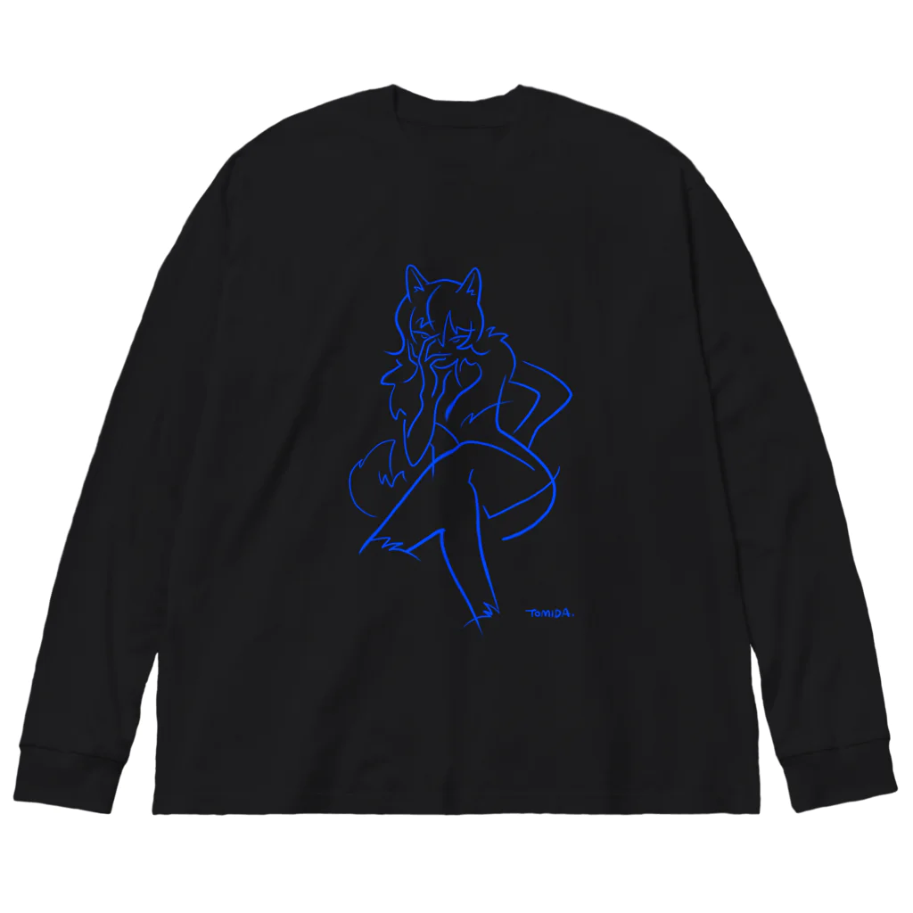 とみだの狼女 Big Long Sleeve T-Shirt