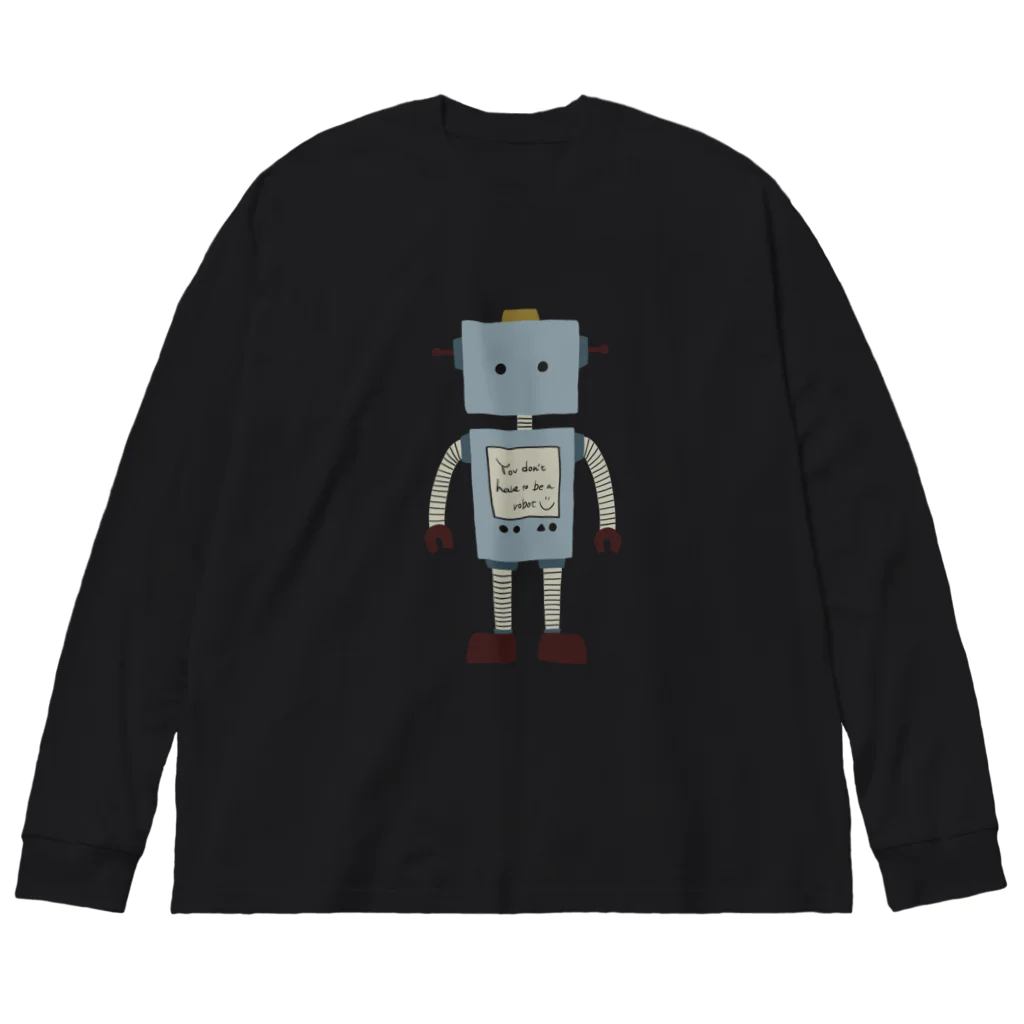 miomioのrobot Big Long Sleeve T-Shirt