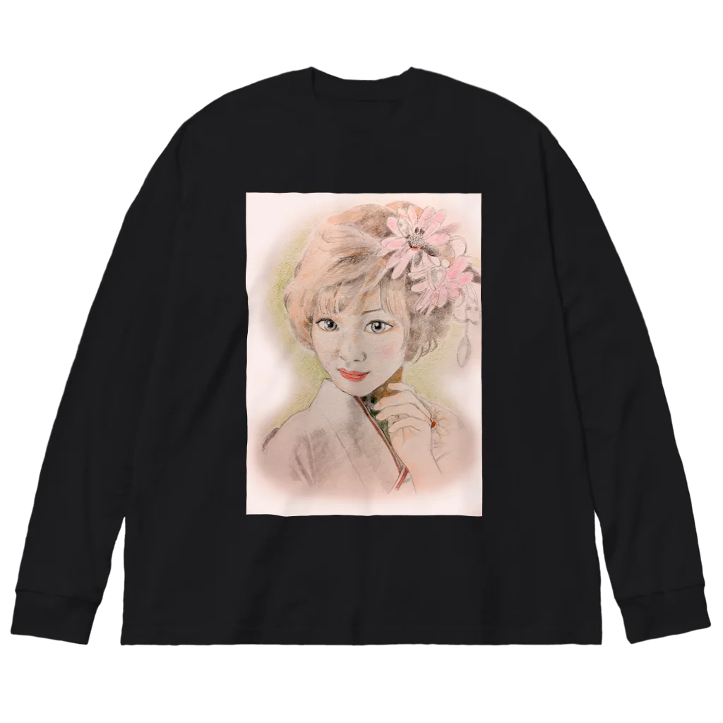 keikororinのKIMONOgirl Big Long Sleeve T-Shirt