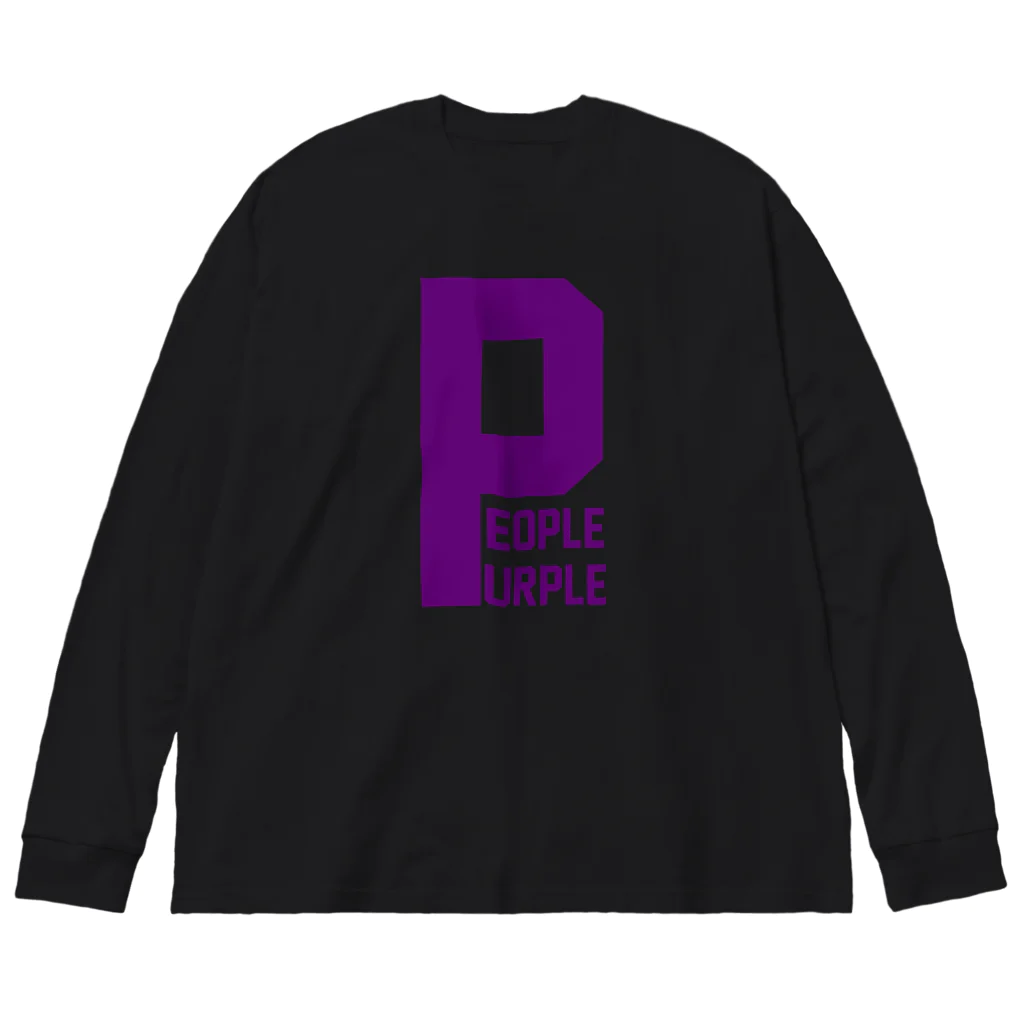 Bootleg BustersのPeople purple Big Long Sleeve T-Shirt