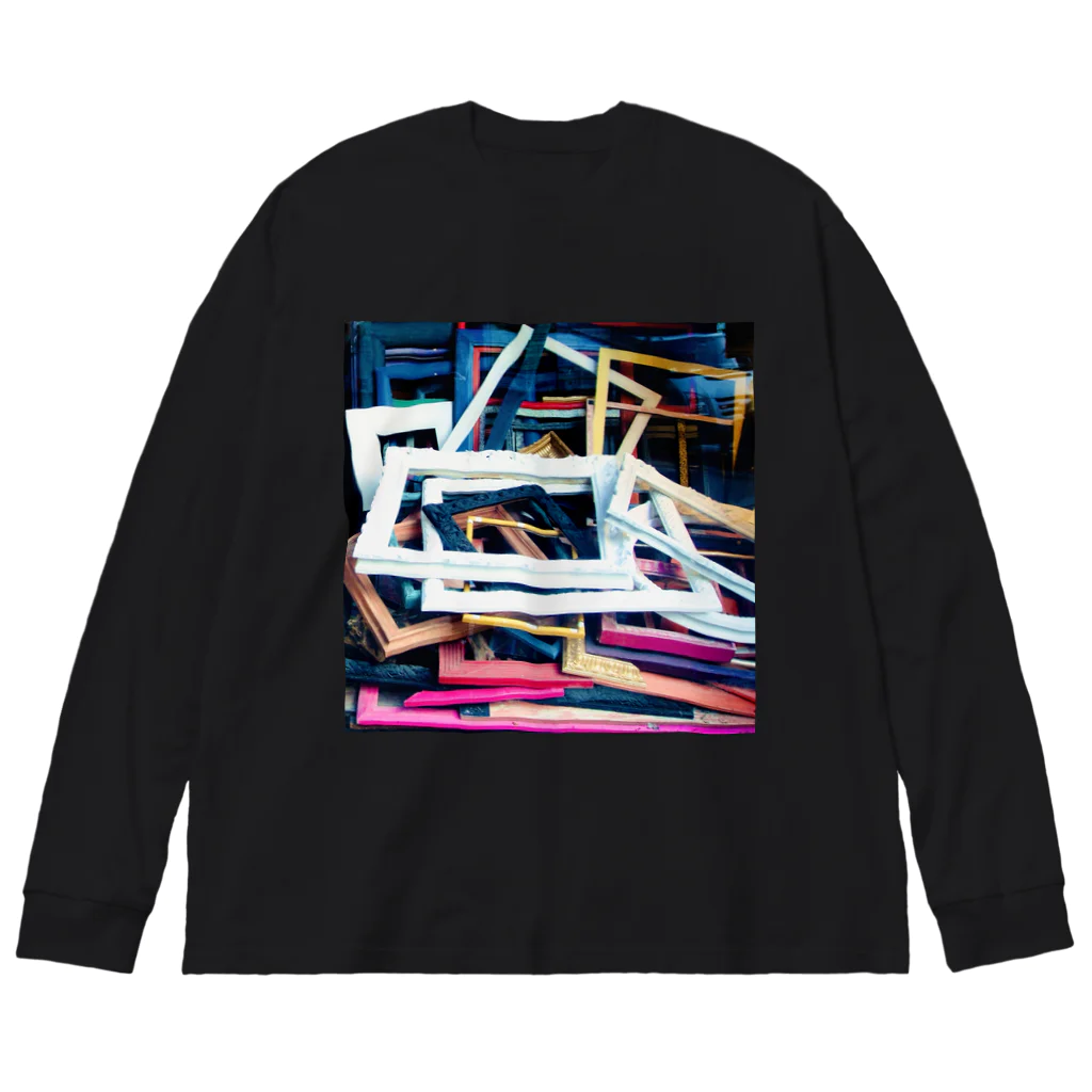 comme des léspaceのベネチアの額縁屋 Big Long Sleeve T-Shirt