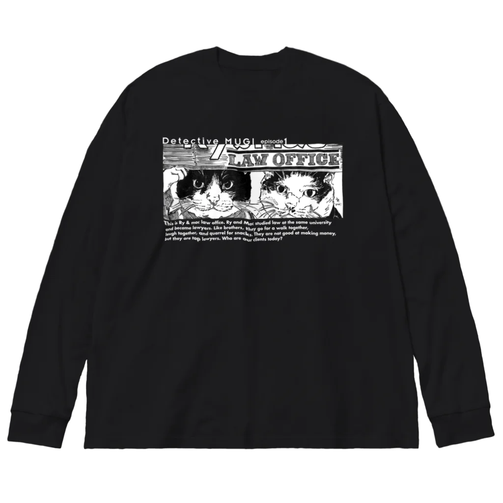 Fred’s shopの弁護士ネコ Big Long Sleeve T-Shirt