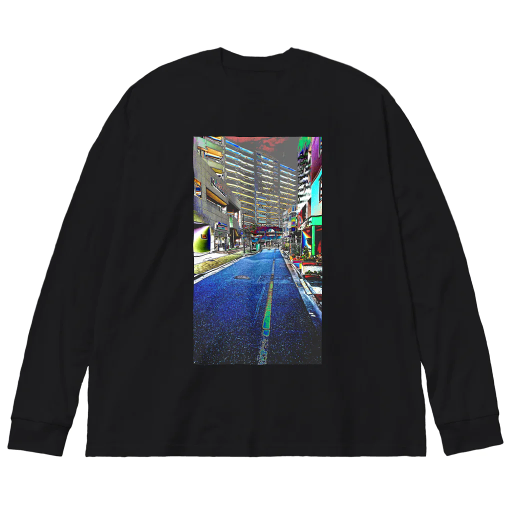 gpjt_753-dmの街並み Big Long Sleeve T-Shirt