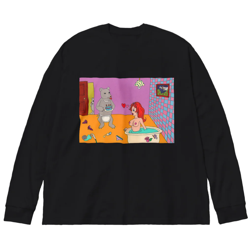 ピンクスキーのお店の愛の生活 Big Long Sleeve T-Shirt