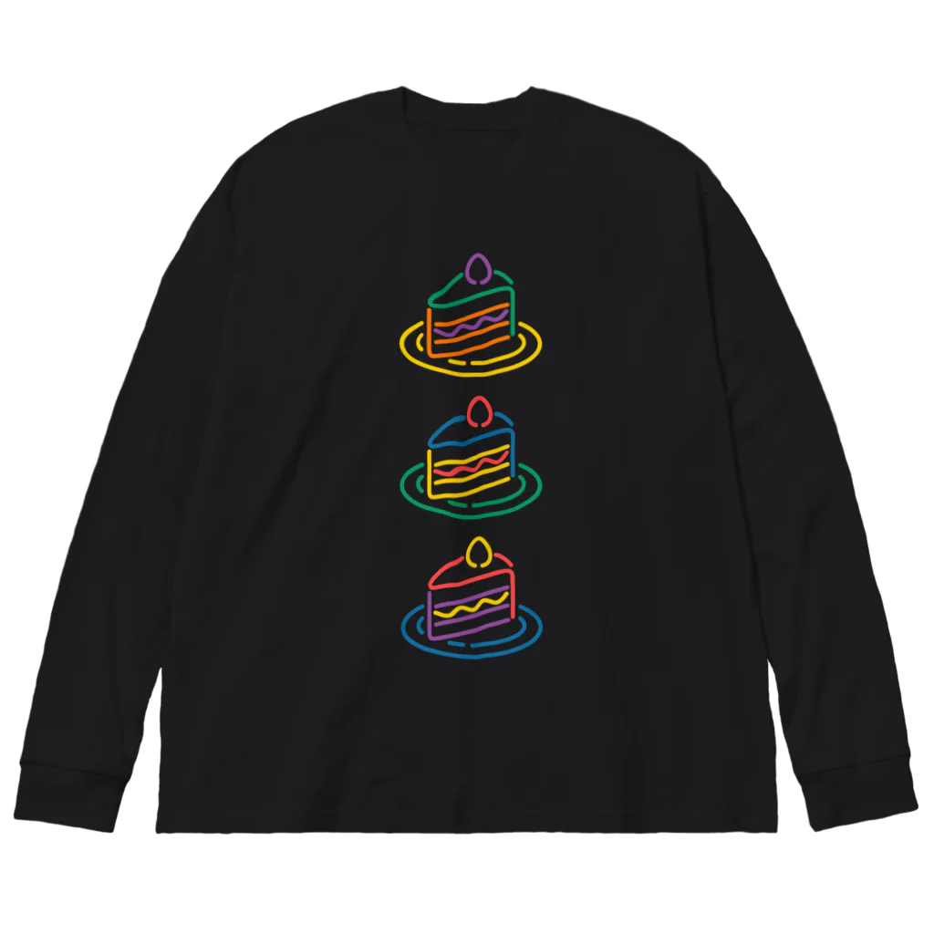 いちごちゃんのPiece of Cake ビッグシルエットロングスリーブTシャツ