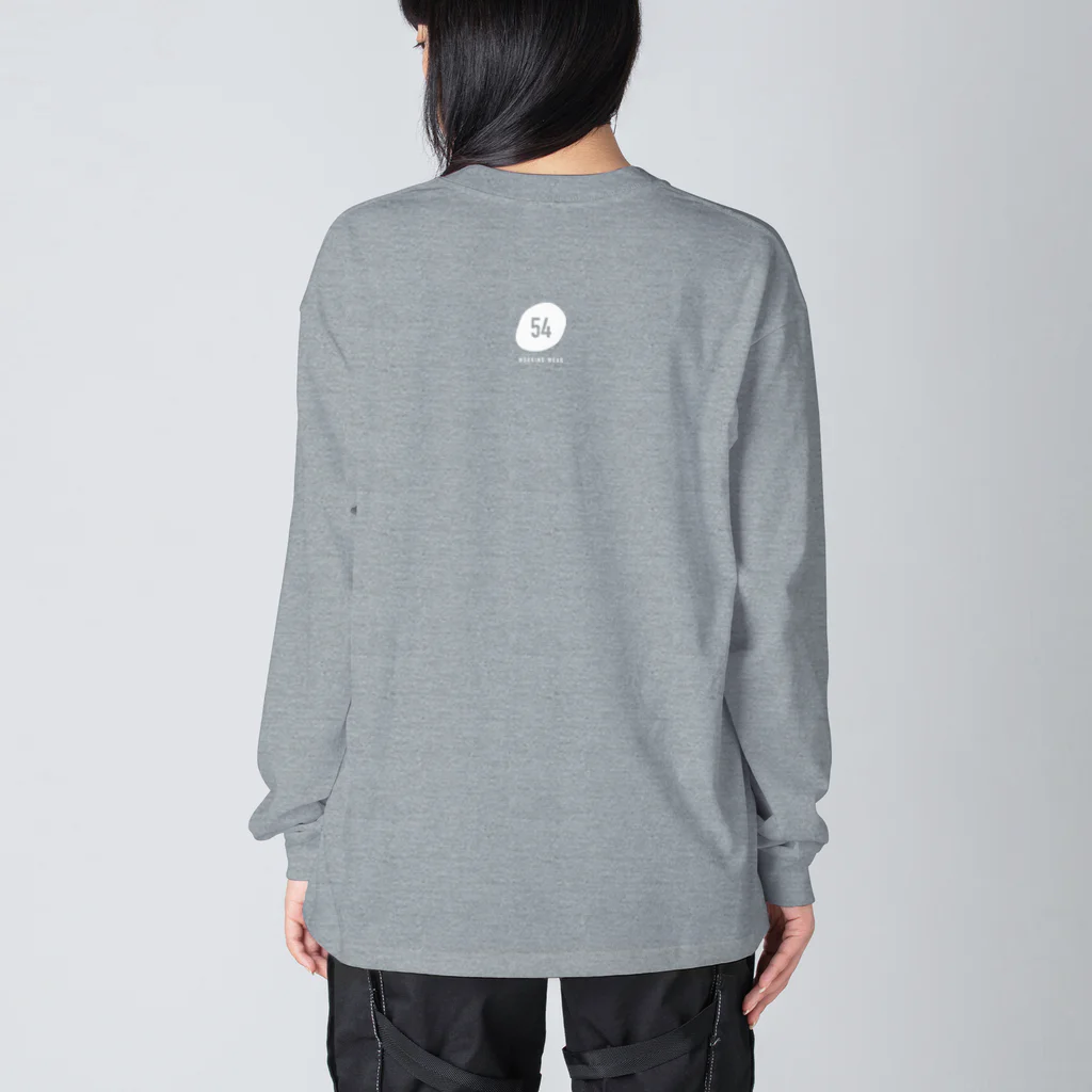 54working goodsの54working wear (wh) Big Long Sleeve T-Shirt