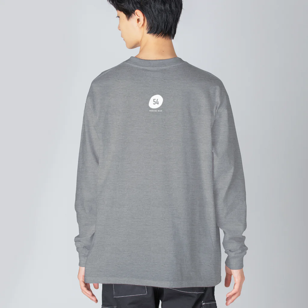 54working goodsの54working wear (wh) Big Long Sleeve T-Shirt