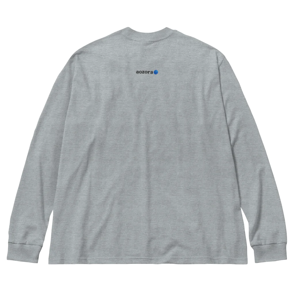 あおぞらのキリン_WHITE Big Long Sleeve T-Shirt