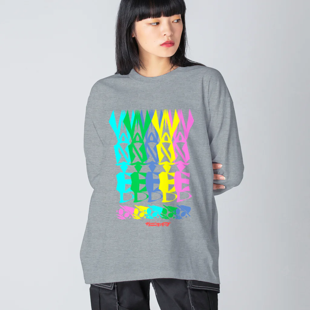 カニホイップのWANTED Big Long Sleeve T-Shirt