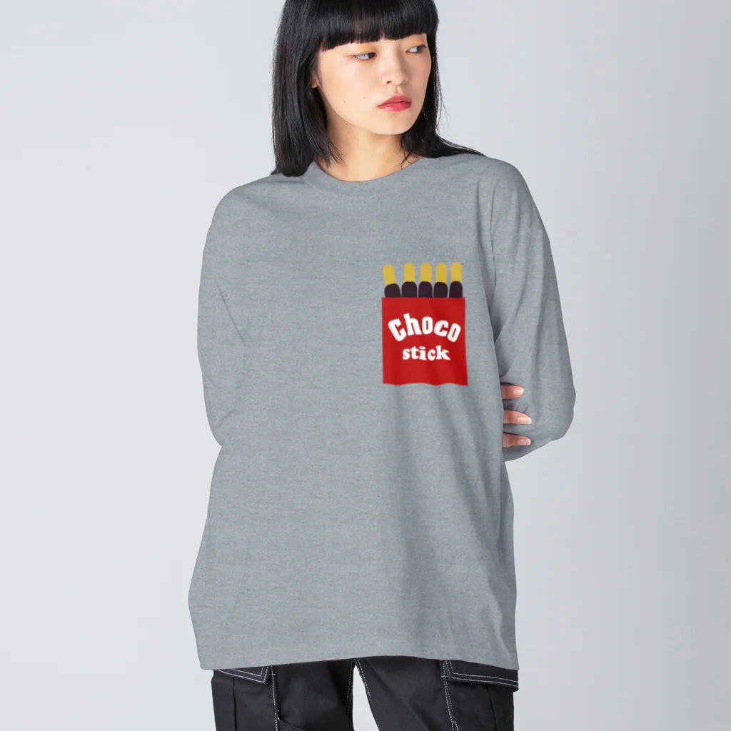 キッズモード某のチョコスティック Big Long Sleeve T-Shirt