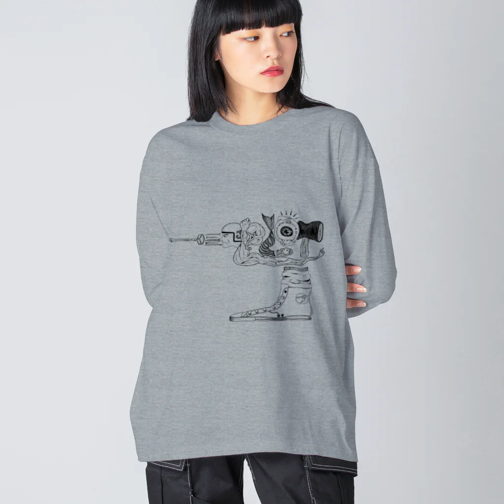 ウタホ商店のスタジオプロット Big Long Sleeve T-Shirt