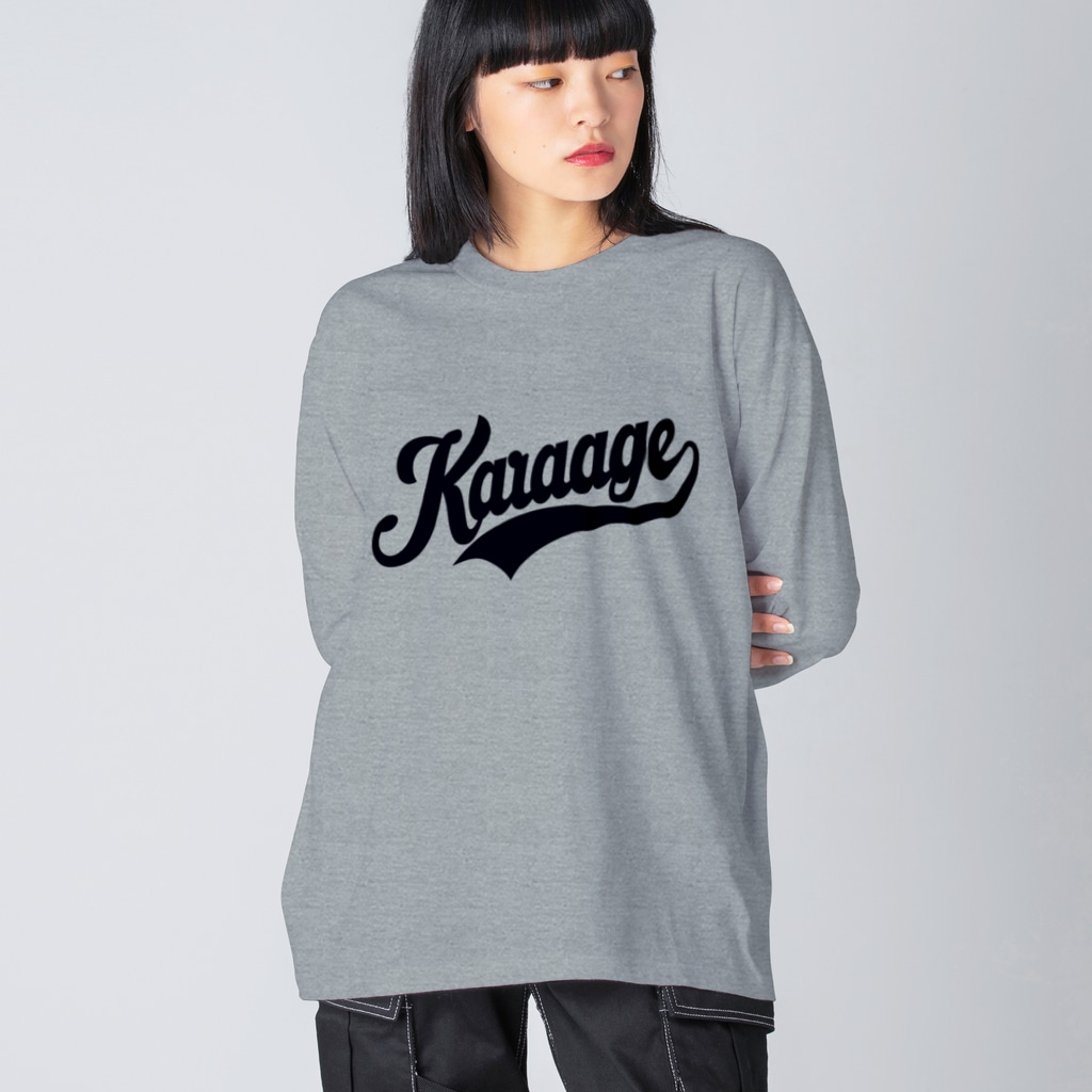 SCC DESIGN WORKSの唐揚げベースボール Big Long Sleeve T-Shirt