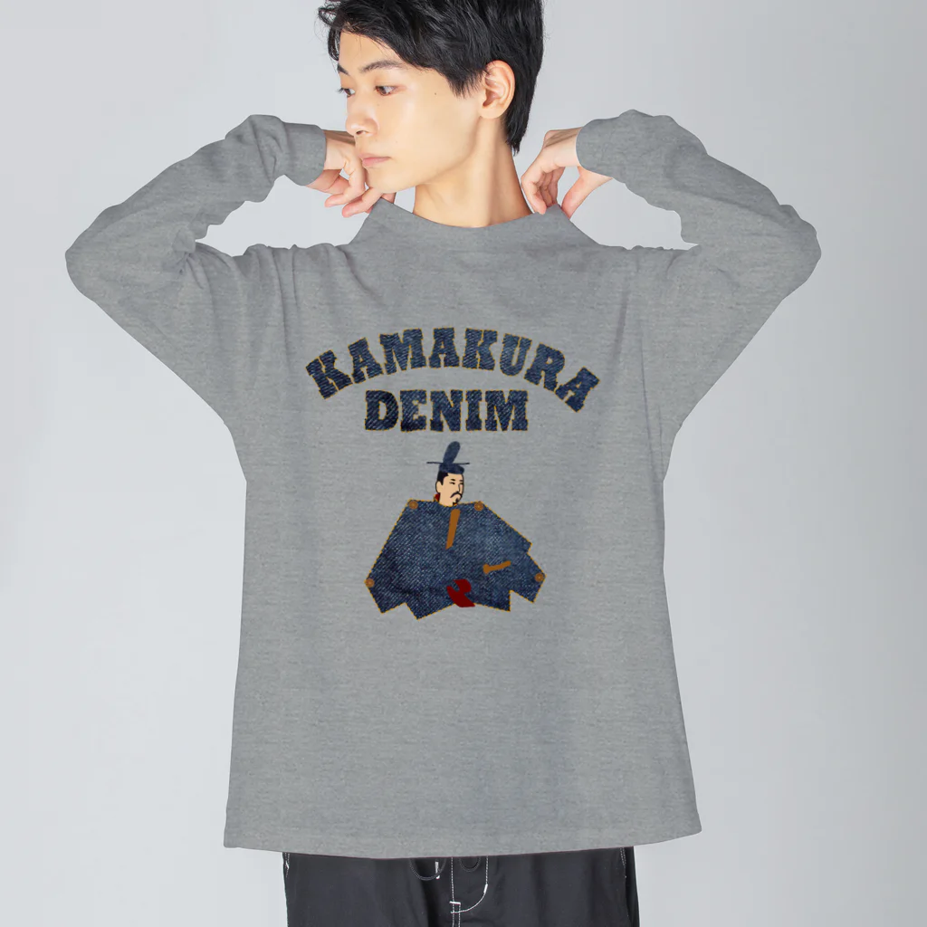 キッズモード某の鎌倉デニム Big Long Sleeve T-Shirt