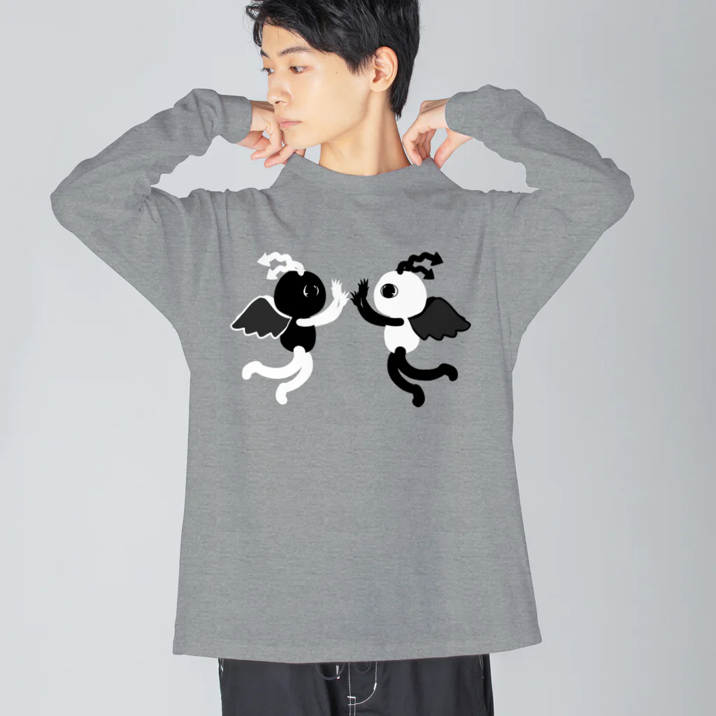 にゃはは♪屋の共に。 Big Long Sleeve T-Shirt