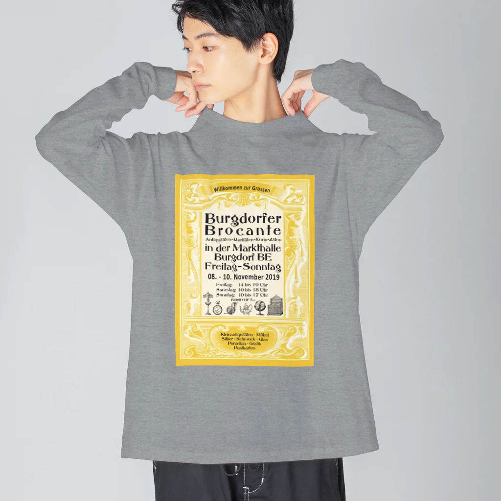 YS VINTAGE WORKSのスイス・ブルクドルフ　ブロカント 2019 ビッグシルエットロングスリーブTシャツ