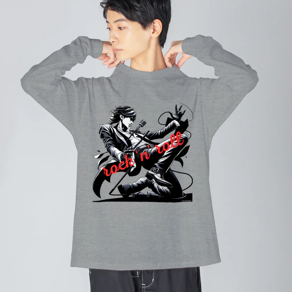 NinjaSamurai shopのNinjaSamurai fashionableシリーズ Big Long Sleeve T-Shirt