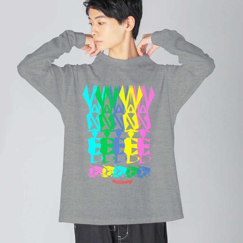 カニホイップのWANTED Big Long Sleeve T-Shirt