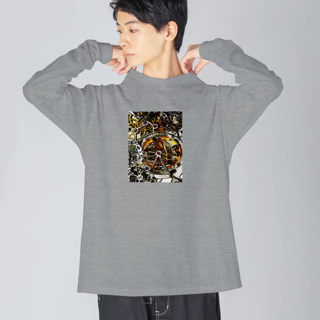 みにゃ次郎のMysterious Big Long Sleeve T-Shirt