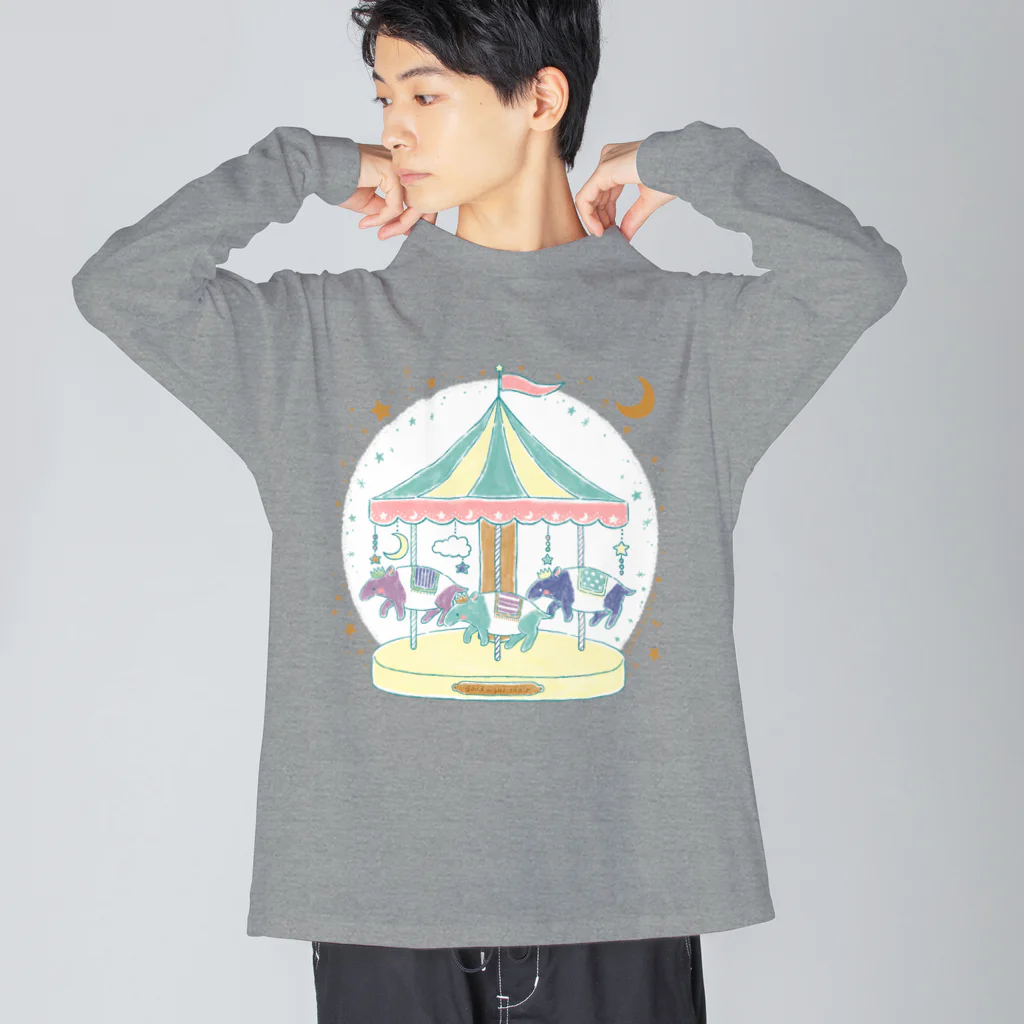 すずきいときちのメリーメリーバク Big Long Sleeve T-Shirt