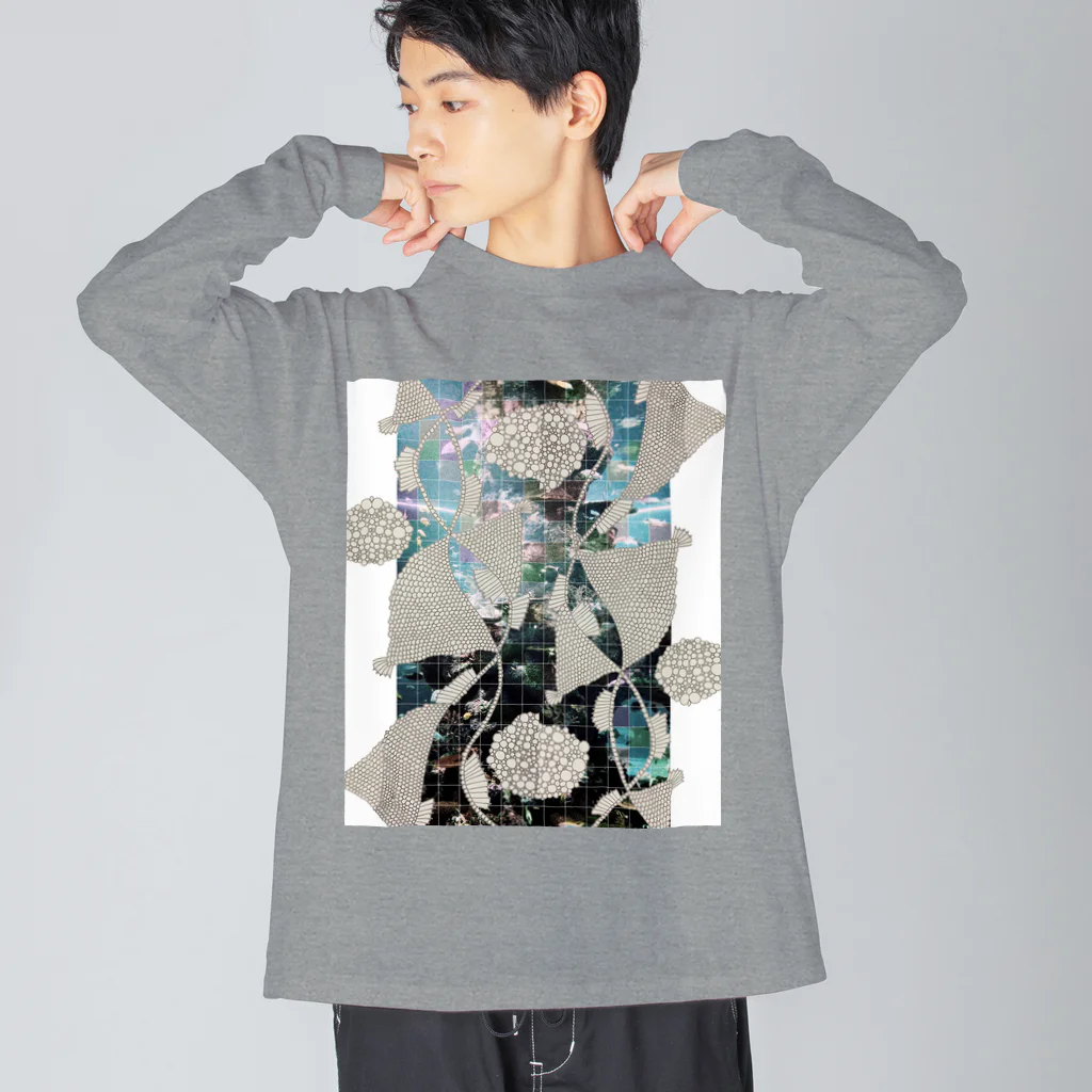 オミナエシの魚とパール Big Long Sleeve T-Shirt