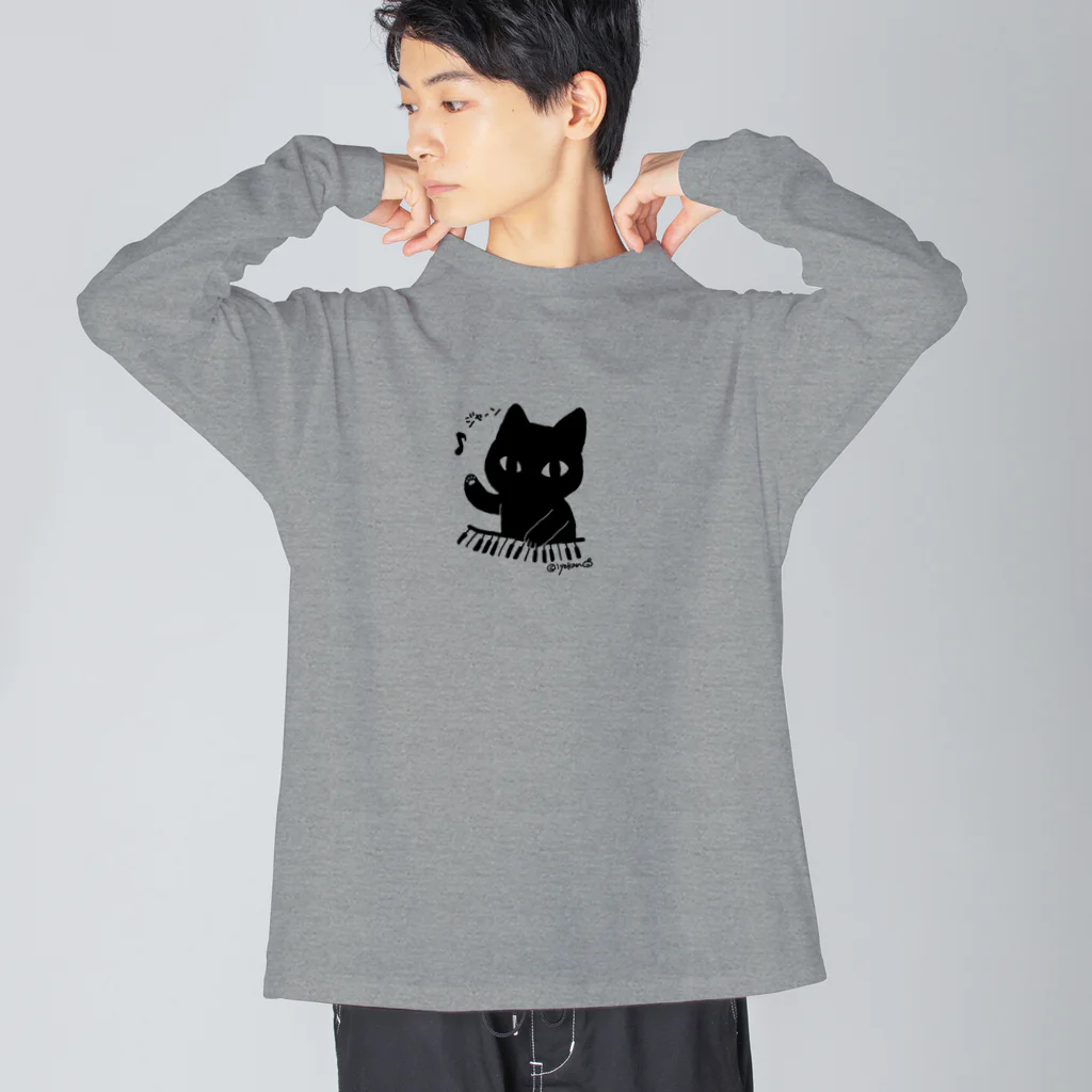 いよかん shopのジャーンねこ ビッグシルエットロングスリーブTシャツ