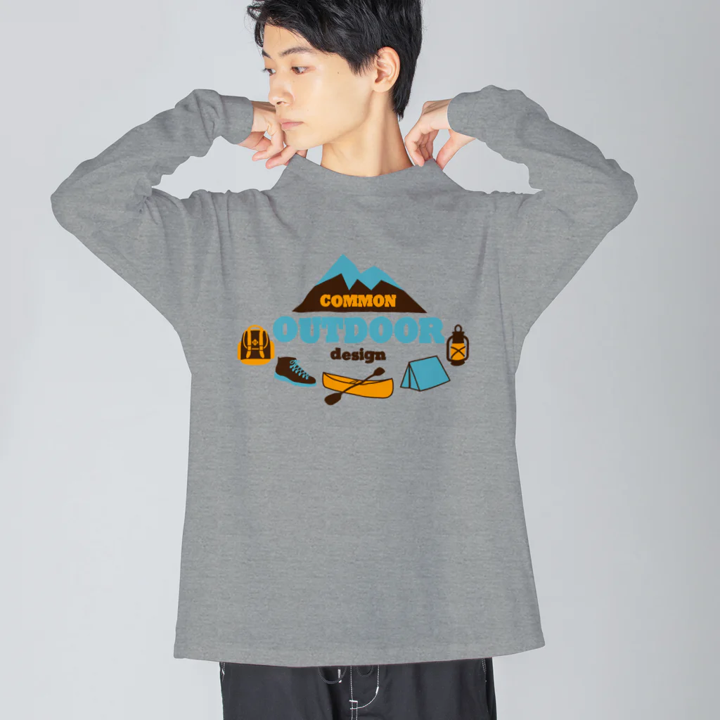 キッズモード某のありふれたアウトドアデザイン Big Long Sleeve T-Shirt