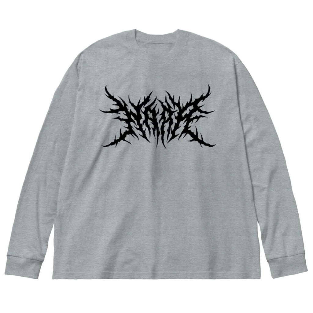 Toshihiro Egawa Artのデスメタル奈良/ DEATH METAL NARA ビッグシルエットロングスリーブTシャツ