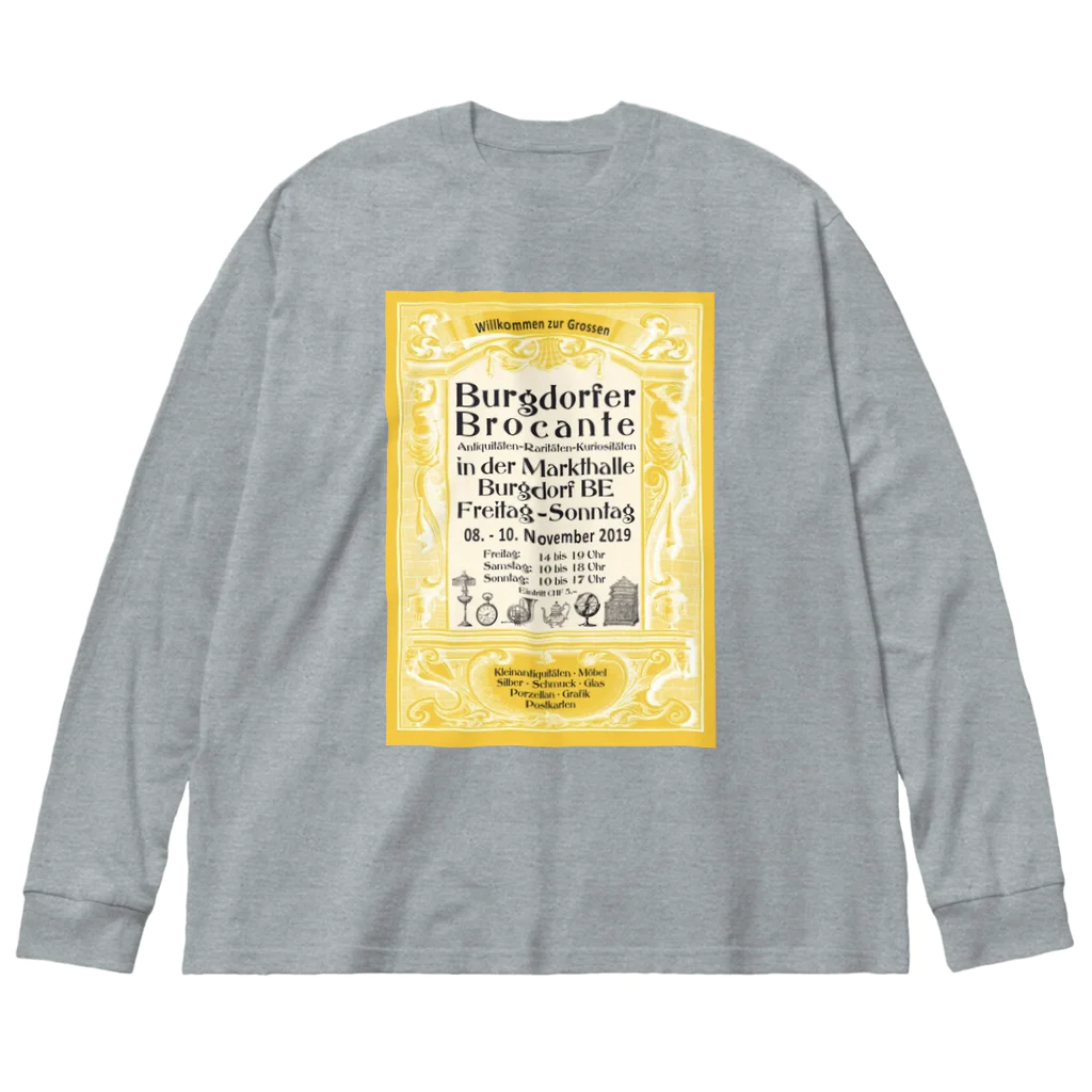 YS VINTAGE WORKSのスイス・ブルクドルフ　ブロカント 2019 ビッグシルエットロングスリーブTシャツ