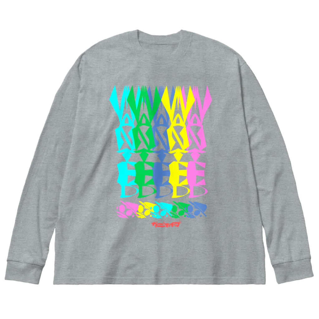 カニホイップのWANTED Big Long Sleeve T-Shirt