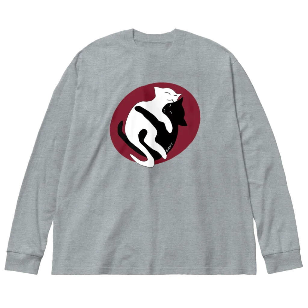 ゴータ・ワイの白黒猫ちゃん Big Long Sleeve T-Shirt