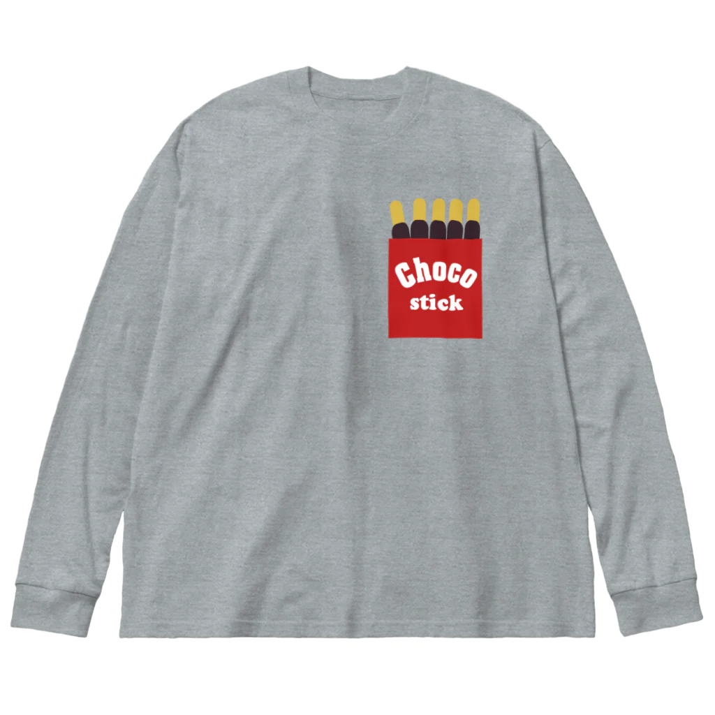 キッズモード某のチョコスティック ビッグシルエットロングスリーブTシャツ