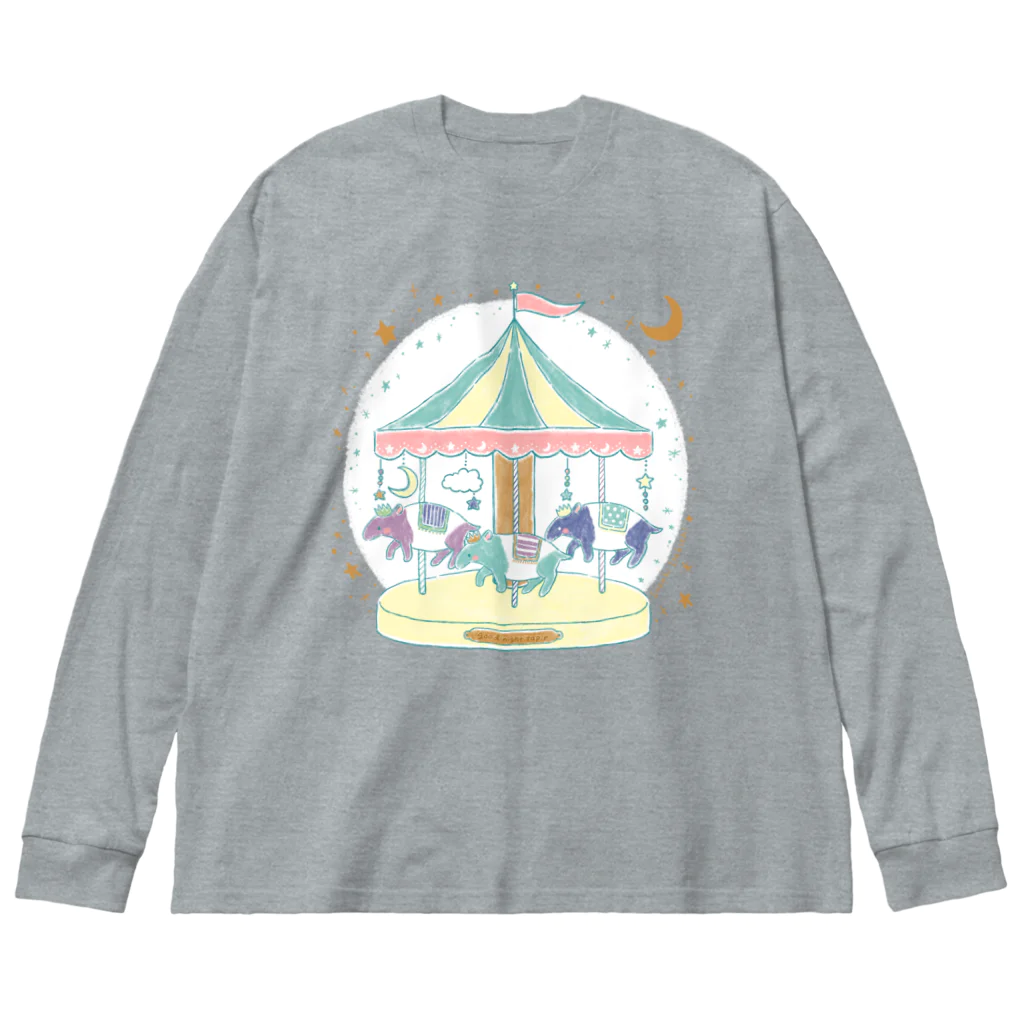 すずきいときちのメリーメリーバク Big Long Sleeve T-Shirt