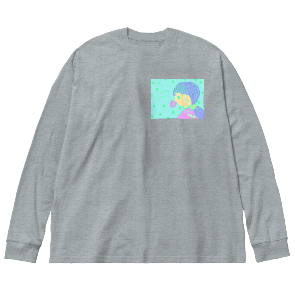 りんご飴。のガムフーセン Big Long Sleeve T-Shirt