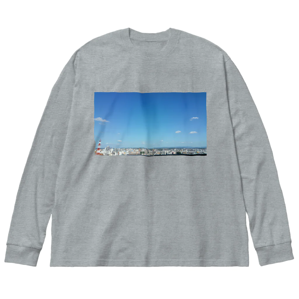 木ノ下商店の宇都宮の空 Big Long Sleeve T-Shirt