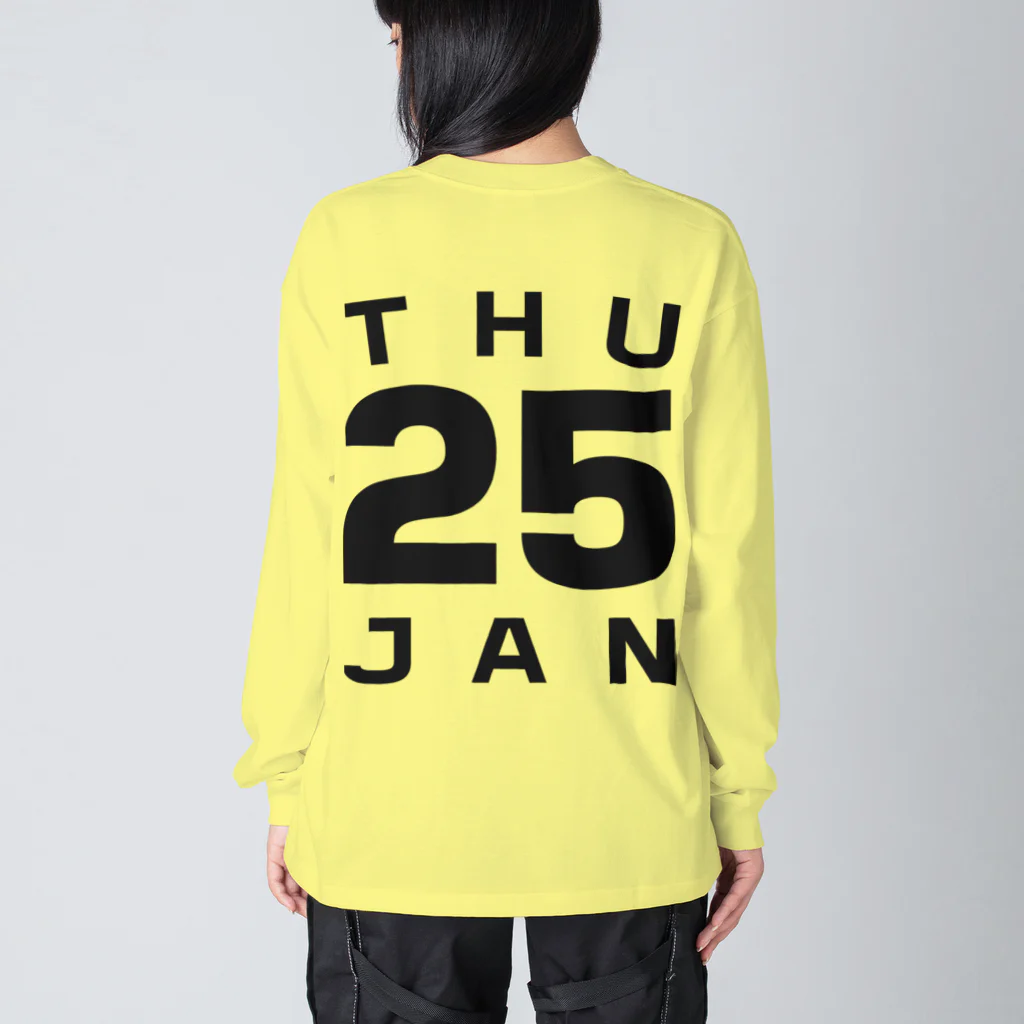 XlebreknitのThursday, 25th January Big Long Sleeve T-Shirt