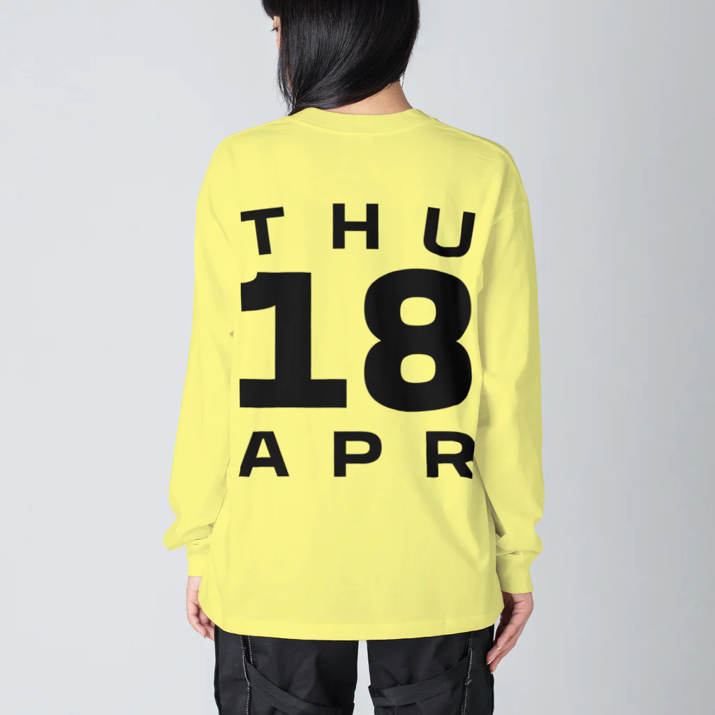 XlebreknitのThursday, 18th April Big Long Sleeve T-Shirt