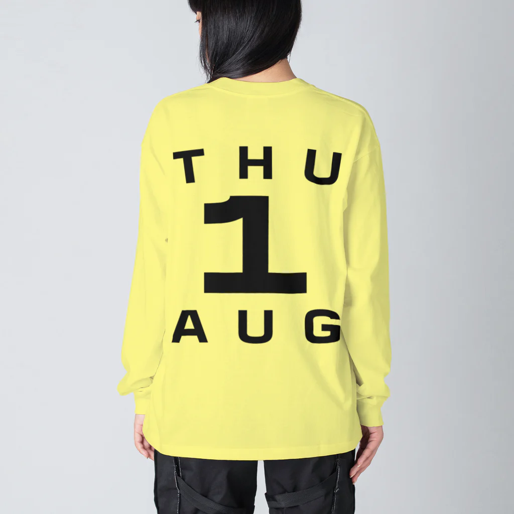 XlebreknitのThursday, 1st August Big Long Sleeve T-Shirt