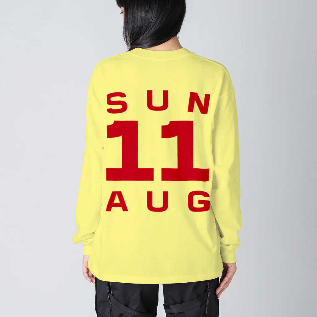 XlebreknitのSunday, 11th August ビッグシルエットロングスリーブTシャツ