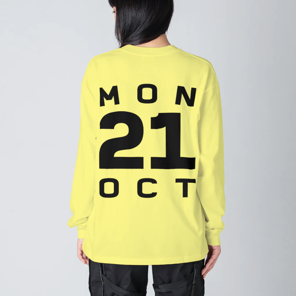 XlebreknitのMonday, 21st October Big Long Sleeve T-Shirt