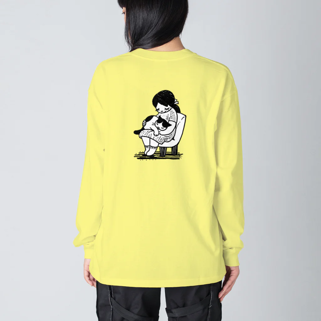 nonaの森の兎と里の猫 Big Long Sleeve T-Shirt