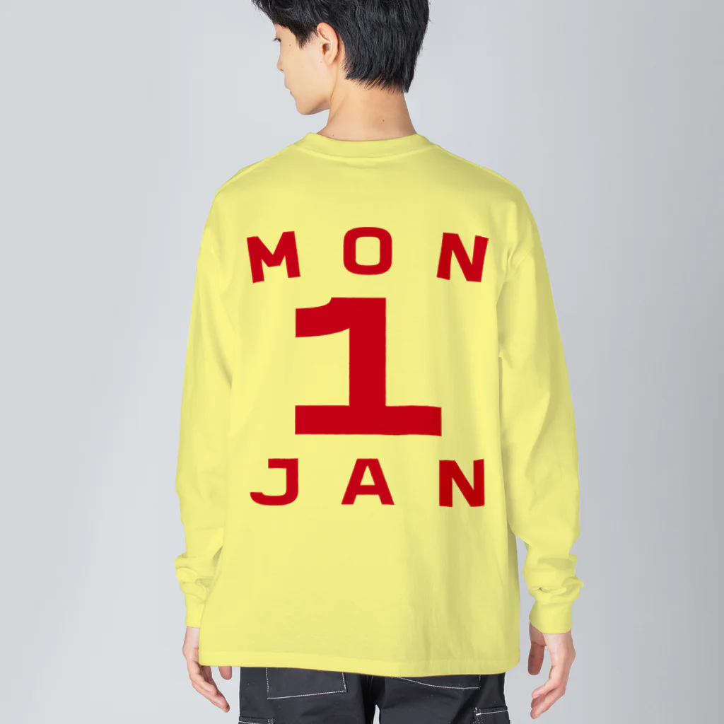 XlebreknitのMonday, 1st January ビッグシルエットロングスリーブTシャツ