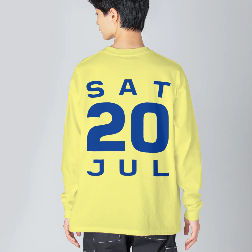 XlebreknitのSaturday, 20th July Big Long Sleeve T-Shirt