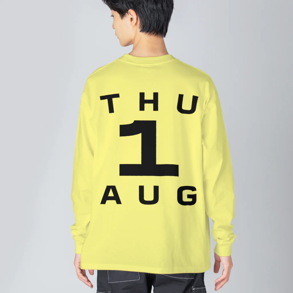 XlebreknitのThursday, 1st August Big Long Sleeve T-Shirt