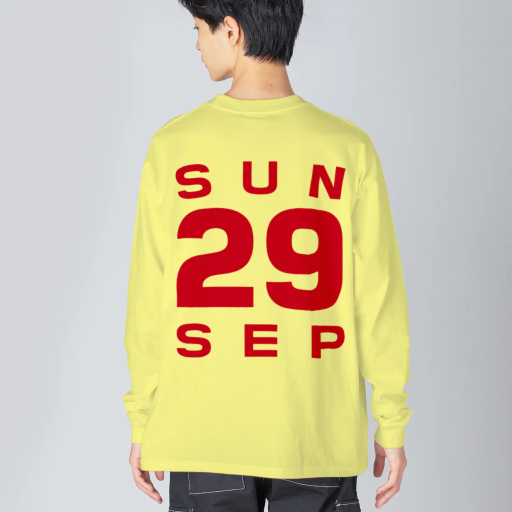 XlebreknitのSunday, 29th September Big Long Sleeve T-Shirt