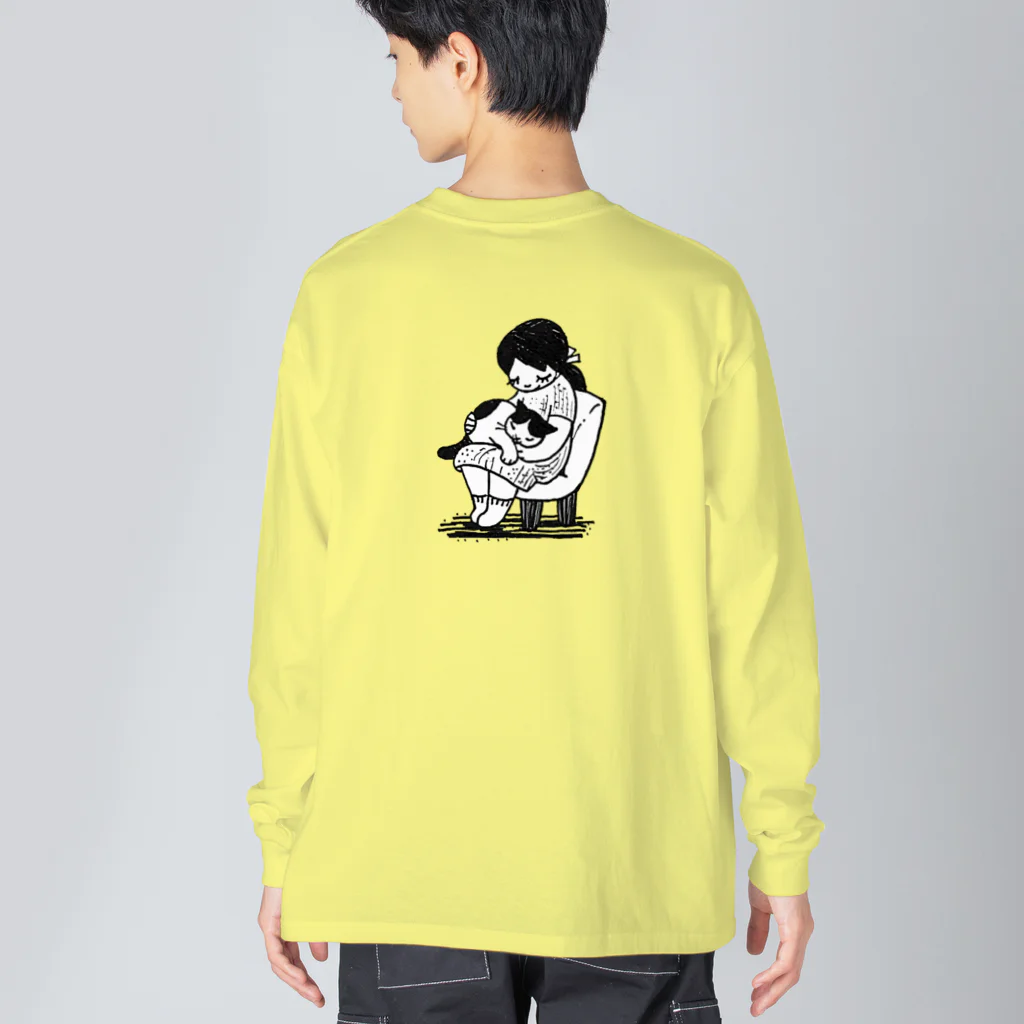 nonaの森の兎と里の猫 Big Long Sleeve T-Shirt